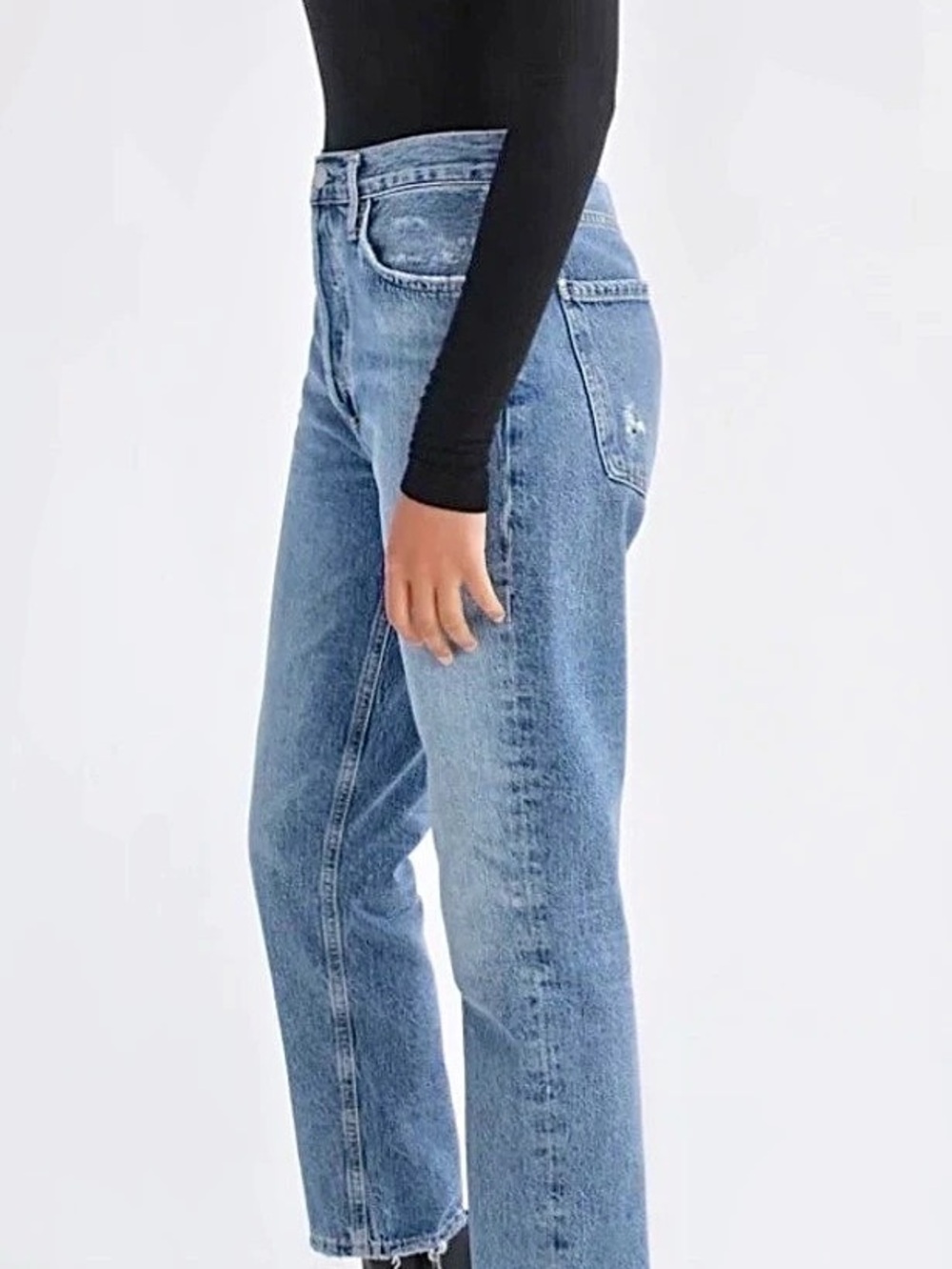 AGOLDE Riley High Rise Straight Crop Jeans - Picture 4 of 13